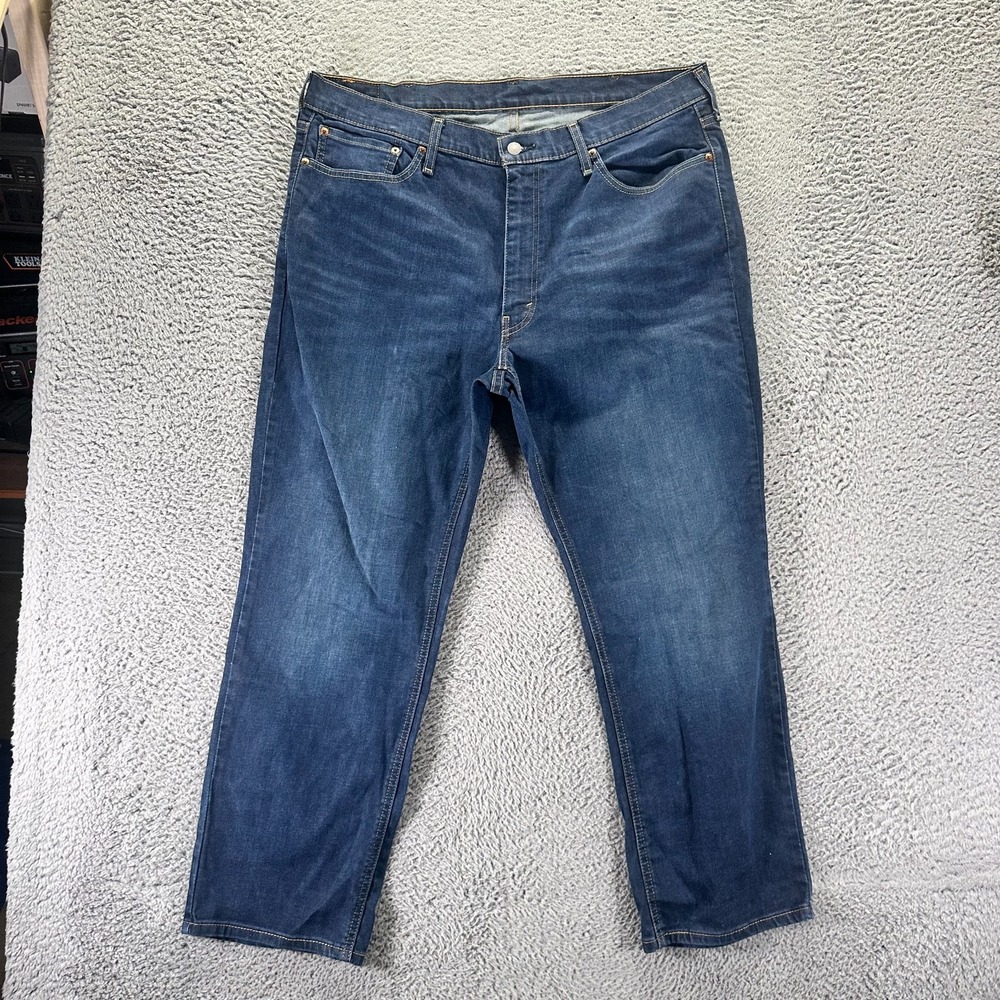 Levi's 541 Jeans Men's 40x30 Blue Cotton Denim Straight Workwear Faded Stretch